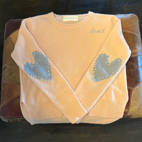 Kerri Rosenthal Sweaters - Kerri Rosenthal Pink Cashmere Sweater with Love 💕